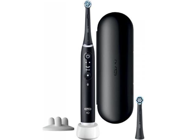 Oral-B iO 6, Vuxen, Vibrerande tandborste, Daglig vård, Djuprengöring, Gum omsorg, Känslig, Tandblekning, Svart, 2 min, Svart
