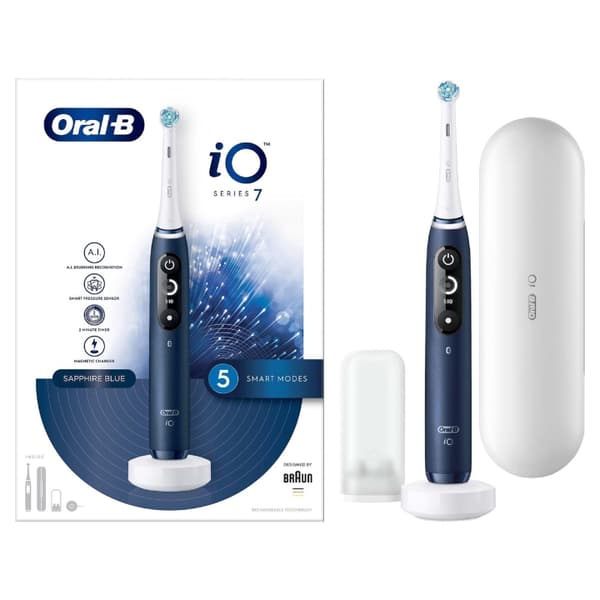Oral B iO Series 7 Elektrisk tandbørste Blå