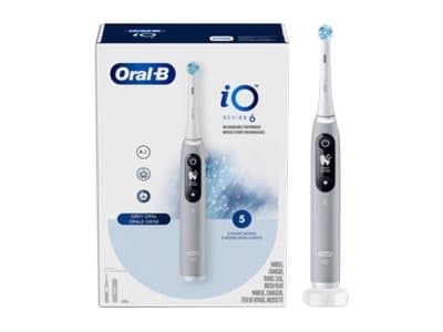Oral B iO Series 6 Eltandborste, Opal grå