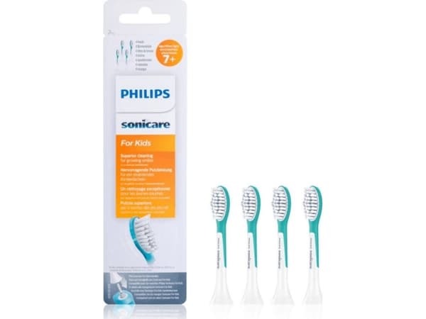 Philips Sonicare For Kids HX6044/33, 2 kpl, Sininen, Keskikokoinen, Kumi