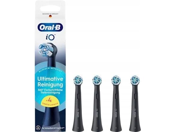 iO Ultimate Cleaning Black 4-pack børstehoder