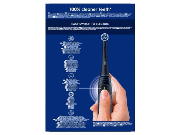 Oral-B iO Series 2, Voksen, Vibrerende tandbørste, Daglig pleje, Sensitiv, Super sensitive, Sort, Grøn, 2 min, Rund