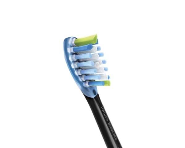 Philips Premium All-in-One HX9094/88 4-pack borsthuvuden, 4 styck, Svart, 3 månad (er), Mjuk, 62000 rörelser per minut, Philips