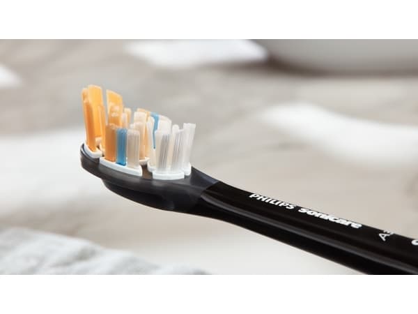 Philips Premium All-in-One HX9094/88 4-pack borsthuvuden, 4 styck, Svart, 3 månad (er), Mjuk, 62000 rörelser per minut, Philips