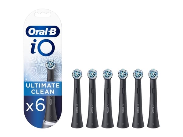 Oral-B iO Ultimate Clean iO, 6 stykker, Sort, 3 måned(er), Multi-passform