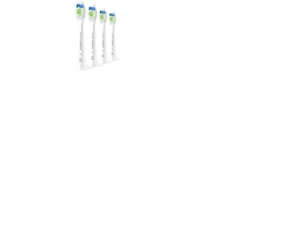 Philips Optimal White HX6064/87 4-pack borsthuvuden, 4 styck, Vit, 3 månad (er), Medium, 62000 rörelser per minut, Philips