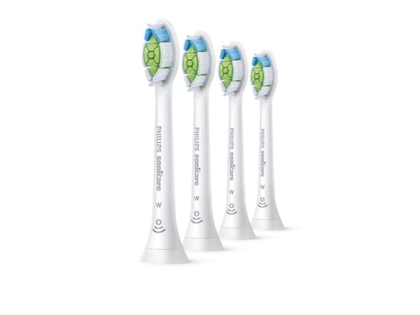 Philips Optimal White HX6064/87 4-pack borsthuvuden, 4 styck, Vit, 3 månad (er), Medium, 62000 rörelser per minut, Philips