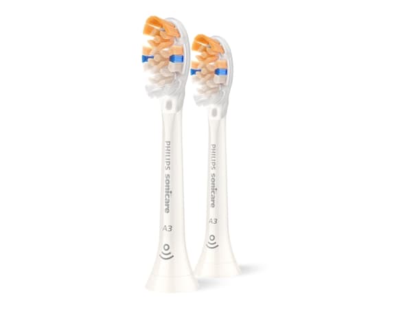 Philips Premium All-in-One HX9092/87 2-pack borsthuvuden, 2 styck, Vit, 3 månad (er), Mjuk, Philips