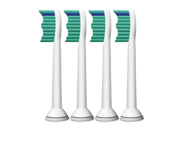 Philips Sonicare ProResults ProResults HX6014/87 4-pack borsthuvuden, 4 styck, Vit, 3 månad (er), Medium, 62000 rörelser per minut, Philips