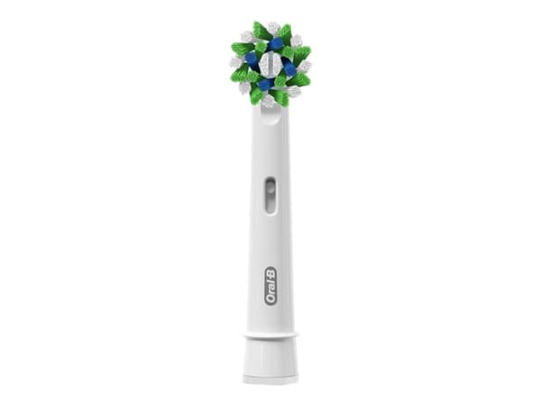 Oral-B CrossAction CleanMaximiser - Extra tandborsthuvud - till tandborste (paket om 4) - för Pro 1000, 1700, 2000, 2500, 2700, 3000, 4500, 5000, 580