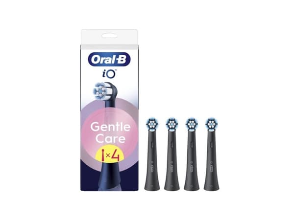 BRUSH HEAD IO 4PCS ORAL-B BLACK