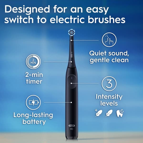 Oral B Eltandborste iO2 Series Duo Night Black / Calm Pink