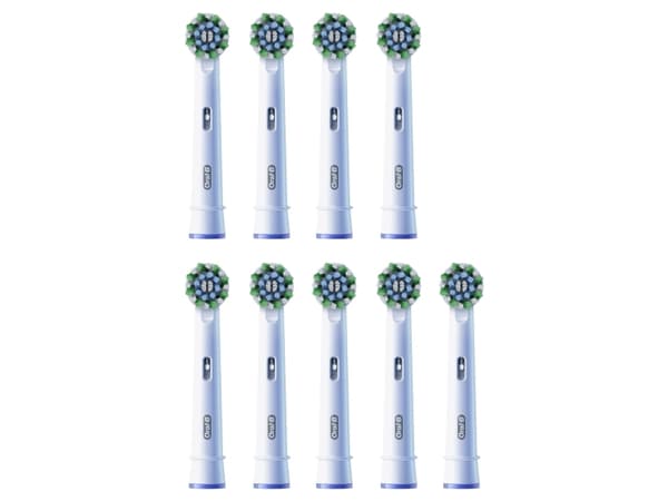 Oral-B CrossAction, 9 styck, Vit, Oral-B, CrossAction