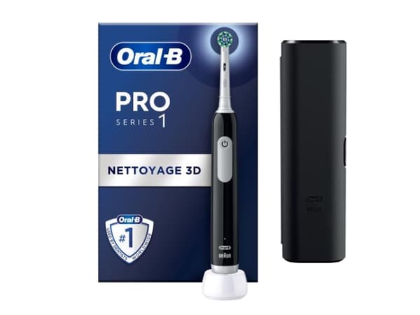 Oral-B Vitality Pro Frozen, Barn, Roterande och oscillerande tandborste, Puls, Svart, Grå, 2 min, Svart