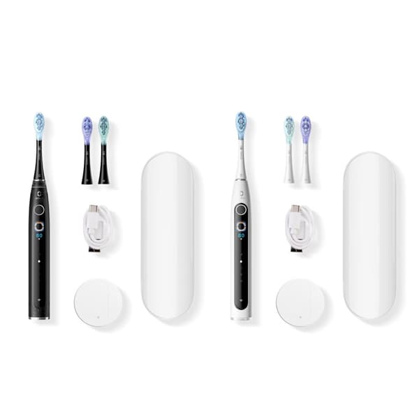 Oclean Elektrisk Tandbørste X Pro 20 S Duo Set Hvid+Sort