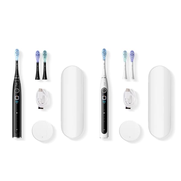 Oclean Elektrisk Tandbørste  X Pro 20 S Duo Set Hvid+Sort