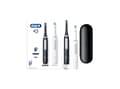 Miniatyrbild 2 av 2: Oral-B magnetisk tandbørste iO Series 4 Duo 2 stk. mat sort/halvhvid