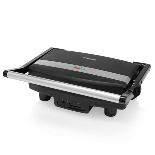 Contact grill Tristar GR-2856 1000W Sort Stål 28 x 19 cm