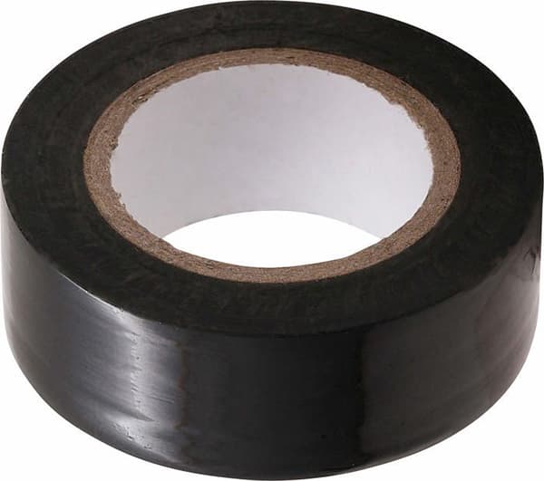 Kraftmann självhäftande eltejp - 3026 - BGS DIY | Multifunktionstejp | svart | 19mm x 10m