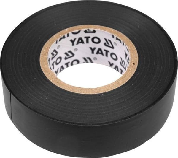 Yato el-tejp - YT-8165 - Elektrisk isoleringstejp 19 mm x 0,13 mm 20 m svart ()