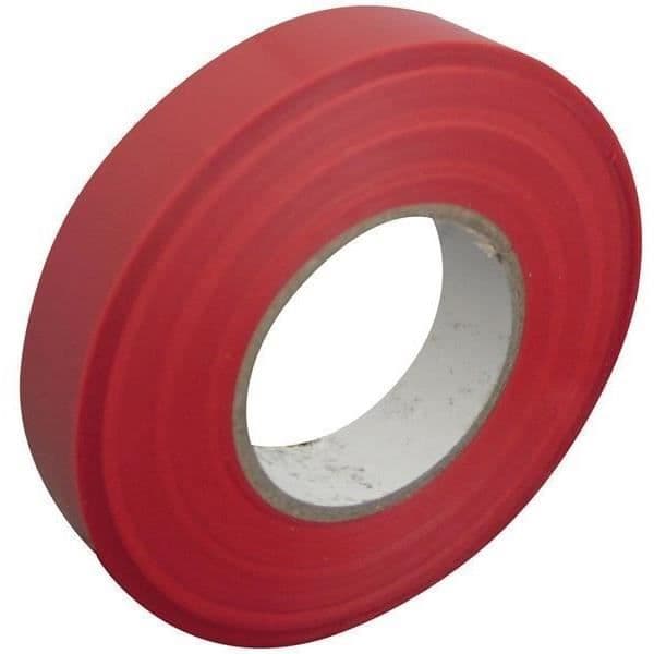 Isolerband 19 mm 25 M röd