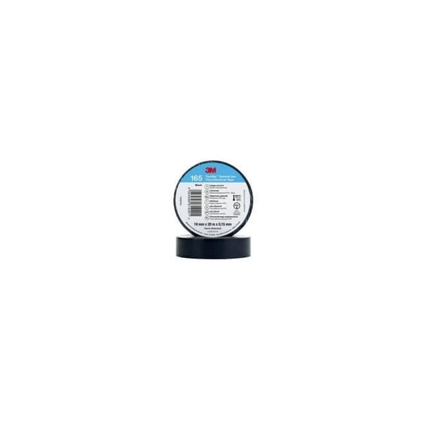 Tejp - 3M - Temflex™ 165 - PVC - 19mm x 20m - Svart