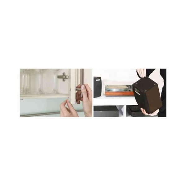 Antirutsch- och ljuddämpande pastiller - TESA - Ø 8mm - Transparenta - Ljudabsorberande - Självhäftande