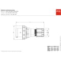 Miniatyrbild 4 av 4: PCE Power Twist 045-6 CEE kontakt 125 A 5-polig 400 V 1 st