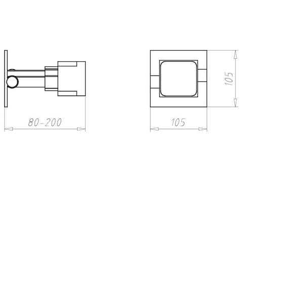 Kaiser Elektro 1159-61 Teleskop-enhetsdosa (B x H x D) 70 x 68 x 50 mm 1 st