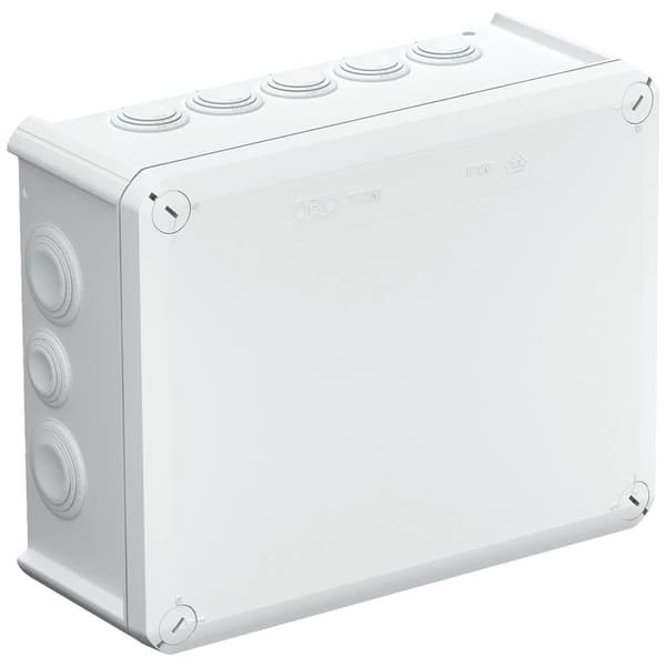 OBO Bettermann T250 Avgreningsbox (L x B x H) 240 x 190 x 95 mm Grå-vit (RAL 7035) IP66 1 st