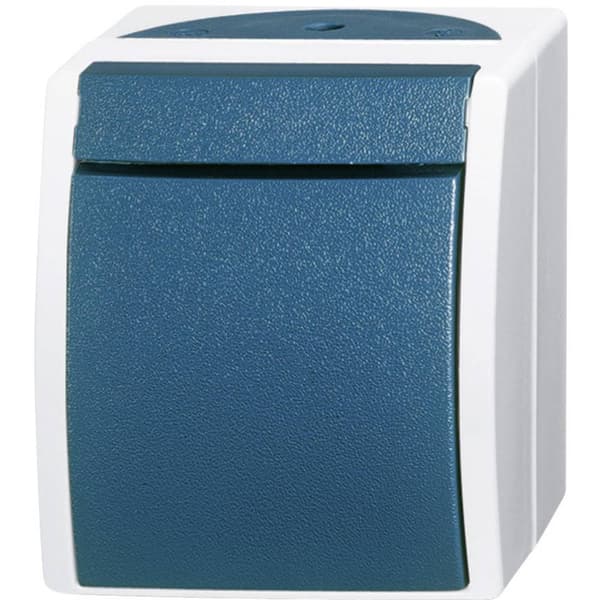 Busch-Jaeger 2601/6 W-53 Utomhus strömställare Strömställare vipp Ocean utanpåliggande Blå, Grön