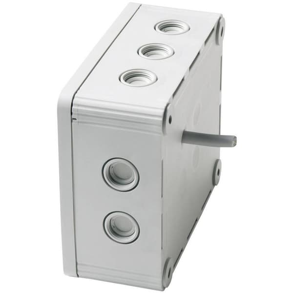 Wiska Avgreningsbox (L x B x H) 160 x 140 x 81 mm Grå IP66/IP67 1 st