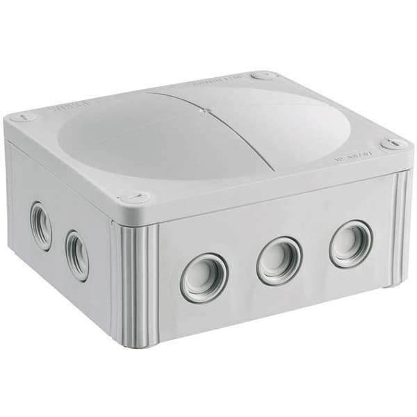 Wiska Avgreningsbox (L x B x H) 160 x 140 x 81 mm Grå IP66/IP67 1 st