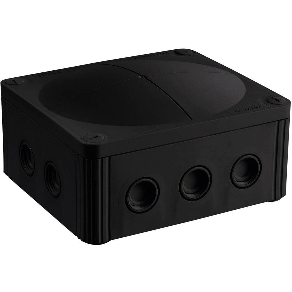 Wiska 10101460 Avgreningsbox (L x B x H) 160 x 140 x 81 mm Svart IP66/IP67