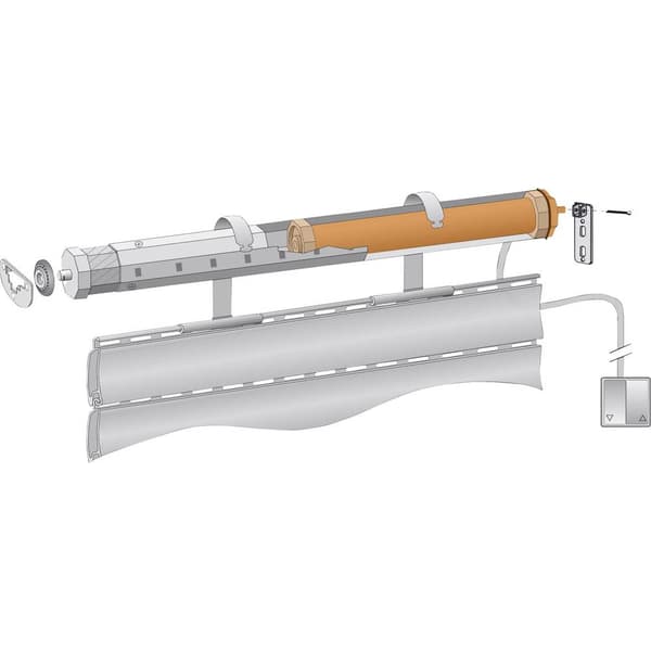 Kaiser Nienhaus Classic Mercato Primus 110010 Rörmotor-set 60 mm 10 Nm