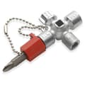 Miniatyrbild 1 av 10: Knipex 00 11 02 Skåpnyckel 1 st