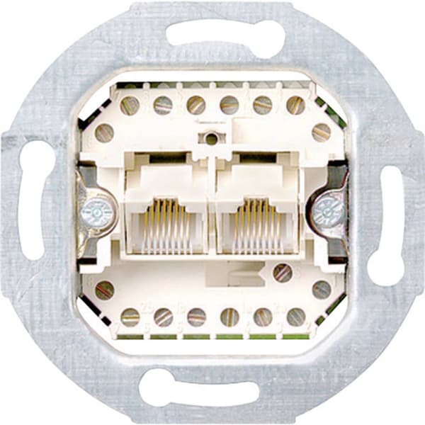 GIRA Insats Modularuttag Standard 55, E2, Event Clear, Event, Event opak, Esprit, ClassiX, System 55 019000 1 st