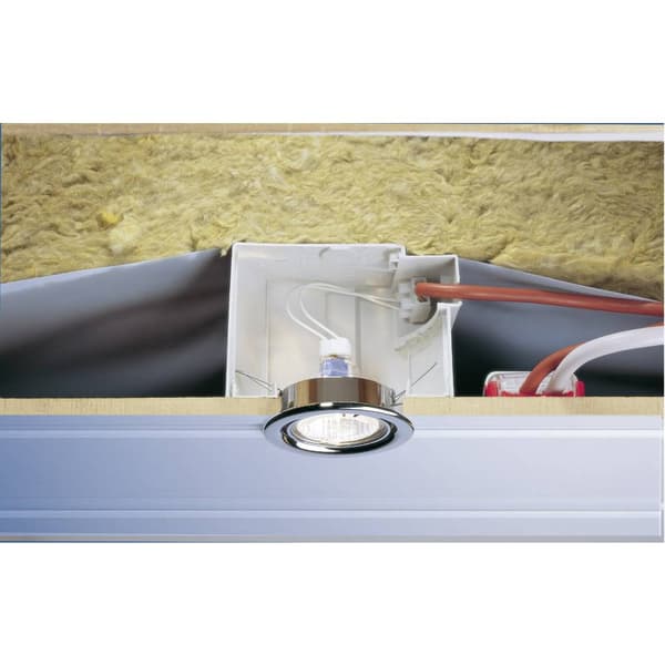 Kaiser Elektro 621055 Inbyggnadslampor-anslutningsdosa Vindtät, Halogenfri (Ø x D) 120 mm x 90 mm 1 st