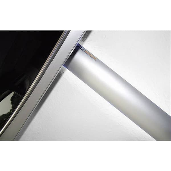 Alunovo AL90-050 Kabelkanal (L x B x H) 500 x 80 x 20 mm 1 st Silver (matt, eloxerad)