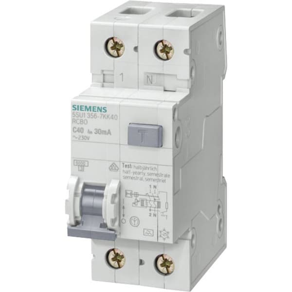 Siemens 5SU13566KK10 Jordfelsbrytare/Säkerhetsbrytare 2-polig 10 A 0.03 A 230 V