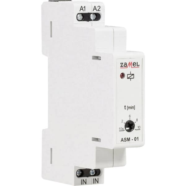 Zamel ASM-01/U Trappautomat DIN-skena 12 V, 24 V, 230 V