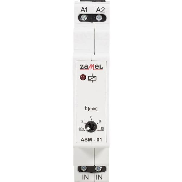Zamel ASM-01/U Trappautomat DIN-skena 12 V, 24 V, 230 V