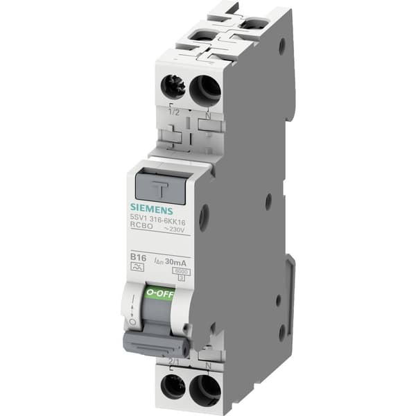 Siemens 5SV13167KK04 Jordfelsbrytare/Säkerhetsbrytare 2-polig 4 A 0.03 A 230 V