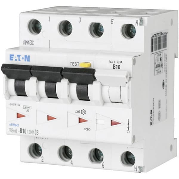 Eaton 170997 Jordfelsbrytare/Säkerhetsbrytare 4-polig 10 A 0.03 A 415 V/AC