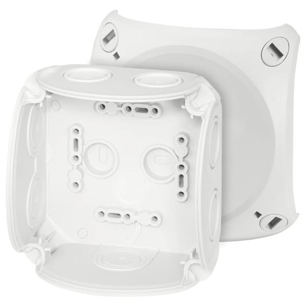 Hensel DK 0400 G Avgreningsbox (B x H) 104 mm x 104 mm Grå-vit (RAL 7035) IP66 1 st
