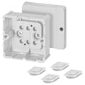 Miniatyrbild 1 av 2: Hensel DP 9020 Avgreningsbox (L x B x H) 49 x 88 x 88 mm Grå-vit (RAL 7035) 1 st