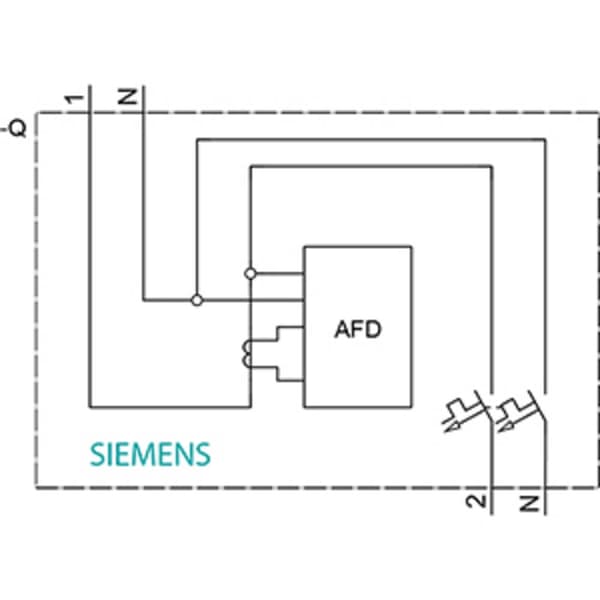 Siemens 5SV60166KK10 Ljusbågsskydd Säkringsstorlek = 1 2-polig 10 A 230 V 1 st
