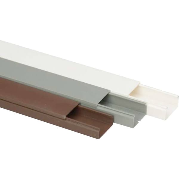 Heidemann 09954 Kabelkanal (L x B x H) 2000 x 30 x 15 mm 1 st Brun