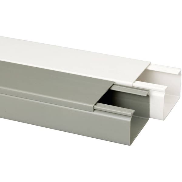 Heidemann 09986 Kabelkanal (L x B x H) 2000 x 60 x 40 mm 1 st Grå