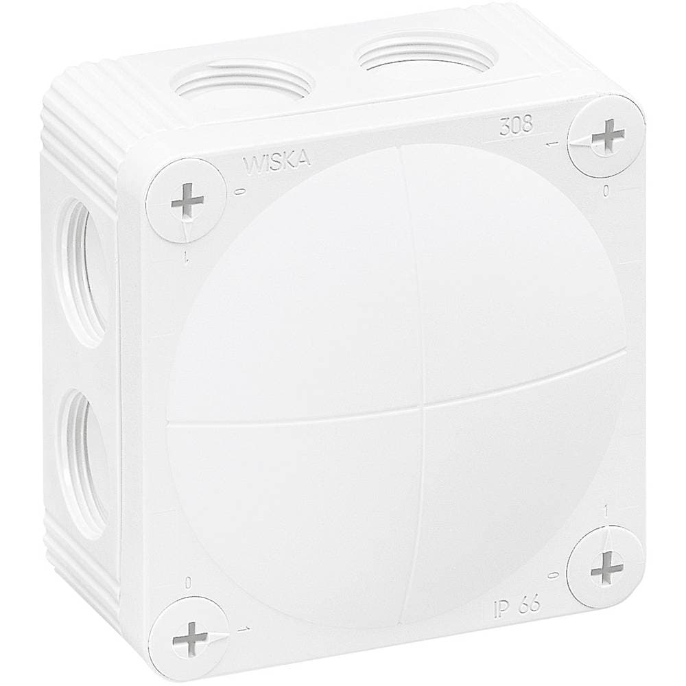 Wiska 10060610 Avgreningsbox (L x B x H) 85 x 85 x 51 mm Vit IP66